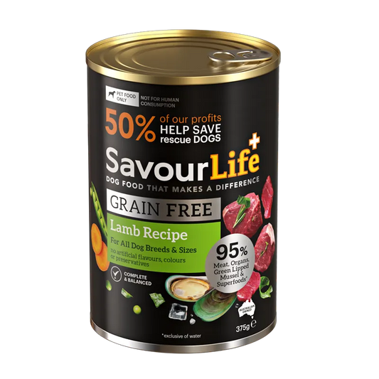 Savourlife Grain Free Adult Lamb 375G 12Pk