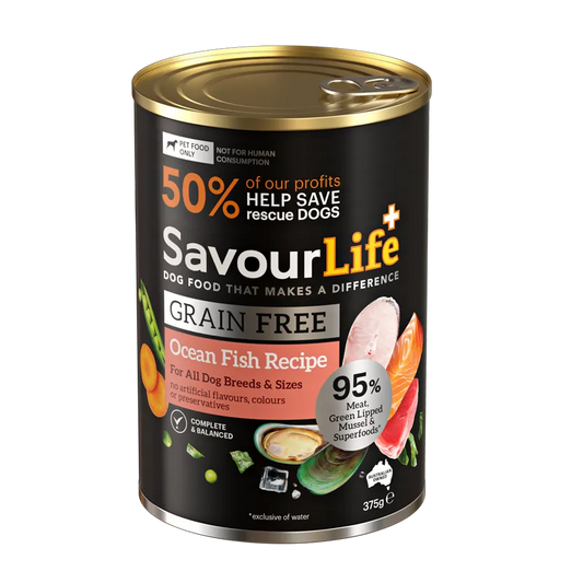 Savourlife Grain Free Adult Ocean Fish 375G 12Pk