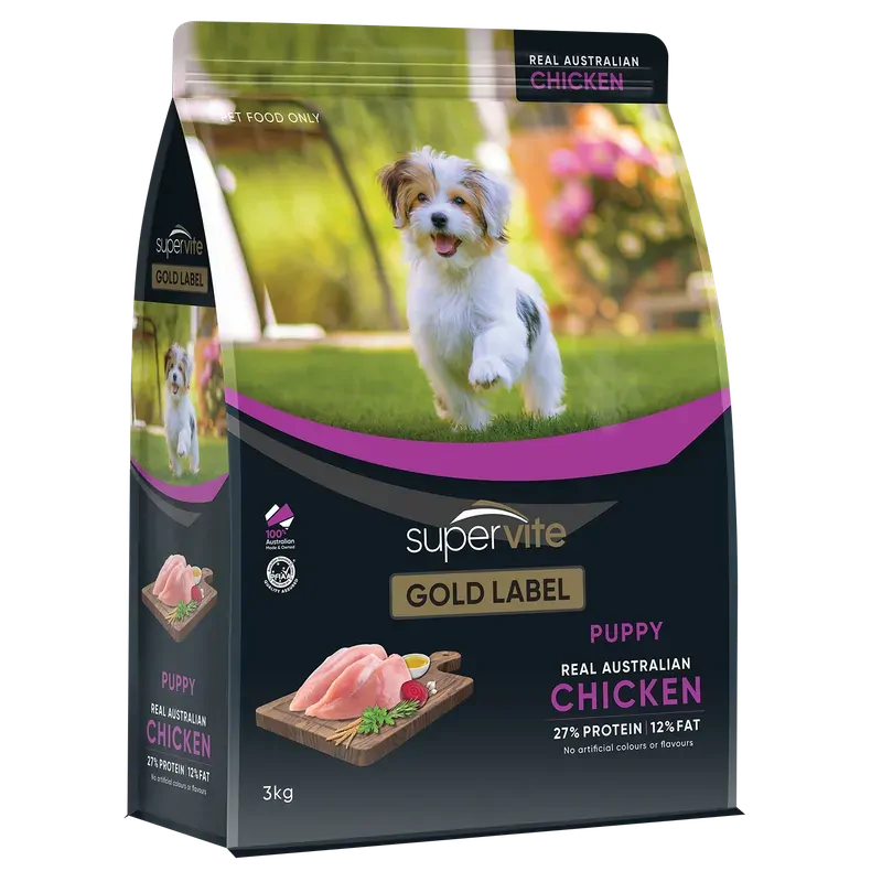 Supervite Gold Label Puppy Chicken 3Kg