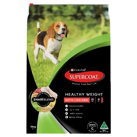 Supercoat Adult Healthy Weight Chicken 18Kg