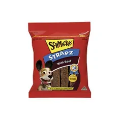 Schmackos Snacks Strapz Beef 500G 4Pk (Om4)