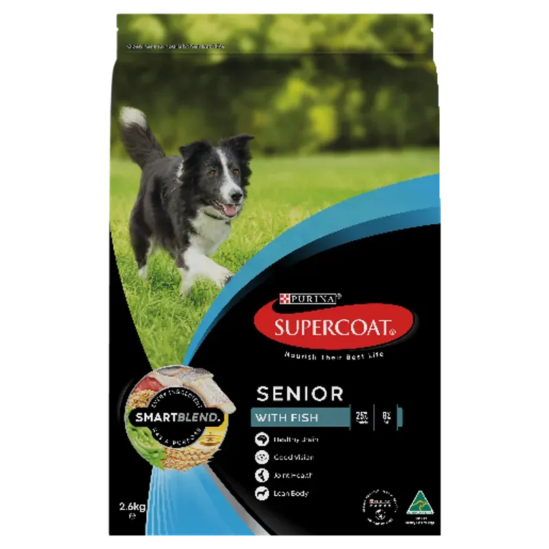 Supercoat Senior Fish 2.6Kg