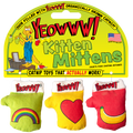 Yeowww Kitten Mittens Christmas Holiday Catnip Toys 3-pack 