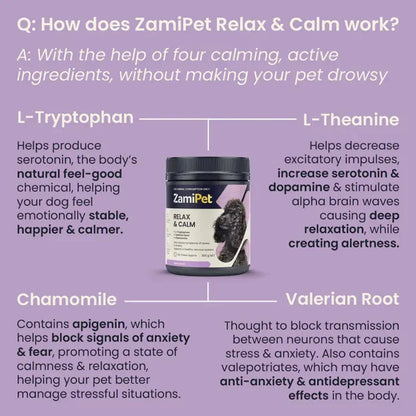 Zamipet Relax & Calm For Dogs 300G 60 Chews