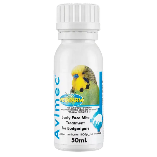 Vetafarm Avimec Scaly Face Mite Treatment 50ml