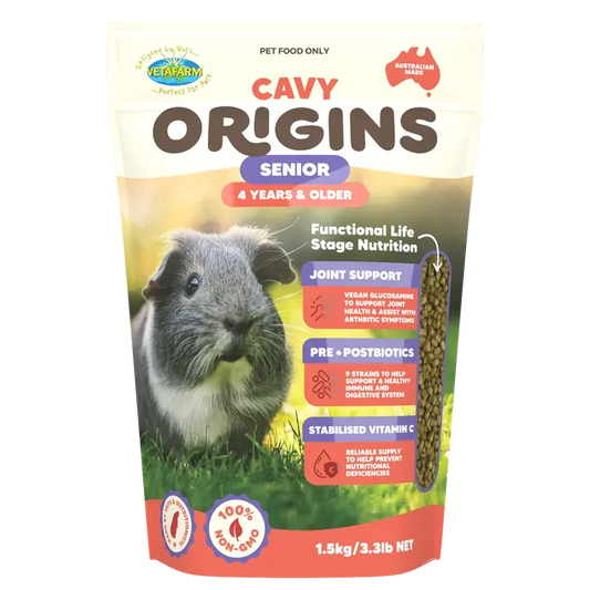 Vetafarm Cavy Origins Senior 1.5Kg