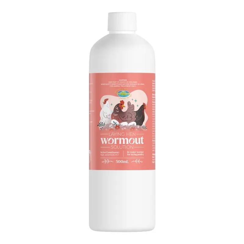 Vetafarm Laying Hen Wormout Solution 500mL