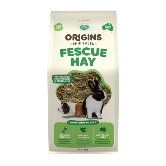 Vetafarm Origins Mini Bale Fescue Hay 1Kg