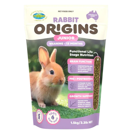 Vetafarm Rabbit Origins Junior 1.5Kg