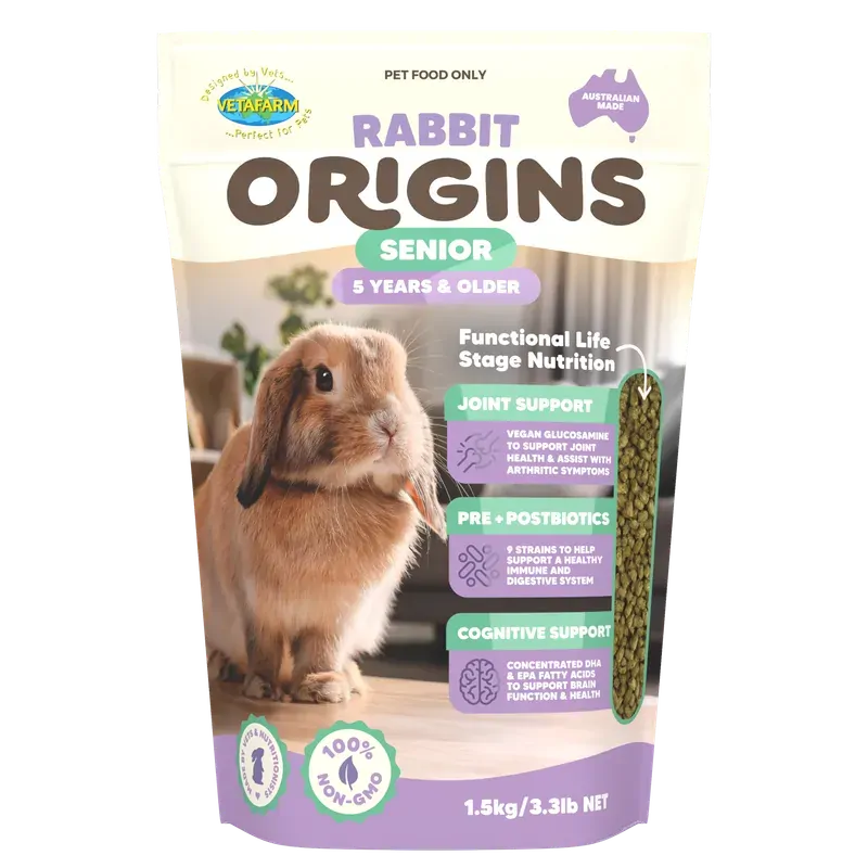 Vetafarm Rabbit Origins Senior 1.5Kg