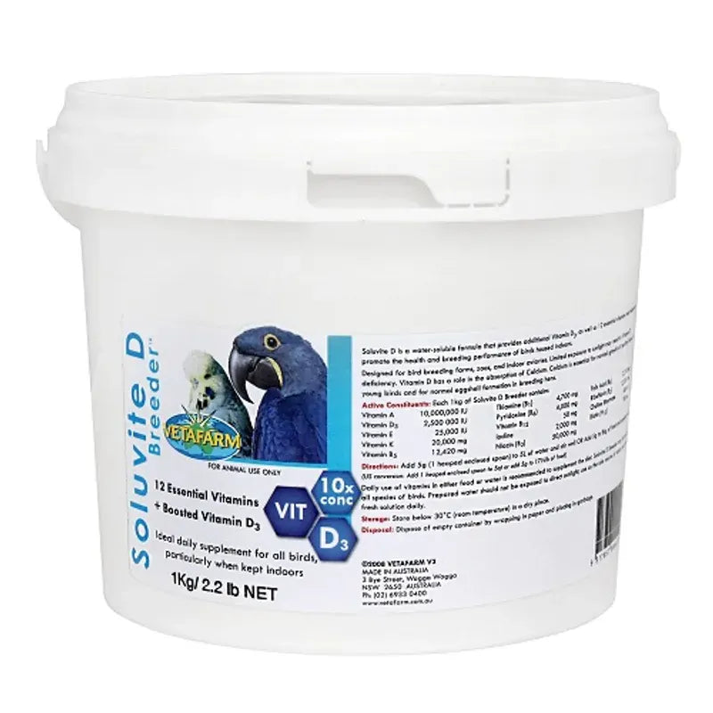 Vetafarm Soluvite D Breeder 1kg