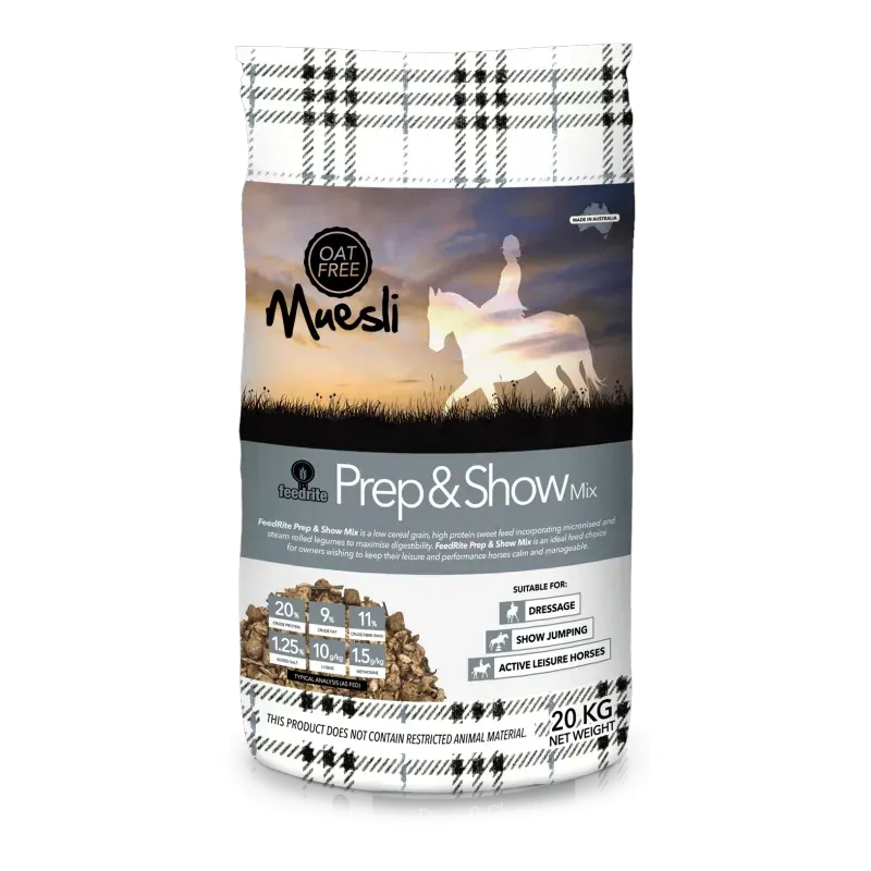 Feedrite Prep and Show Mix Horse Feed 20kg