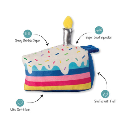 Fringe Studio Cake It Easy Plush Dog Toy