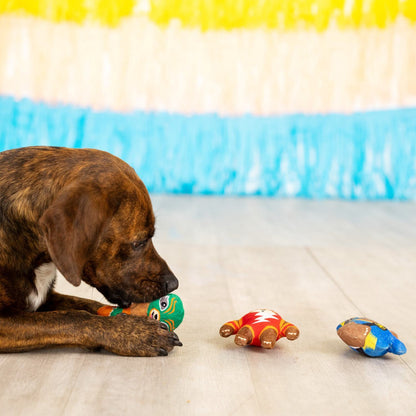 Fringe Studio Little Taste Of Glory Mexican Wrestlers 3-piece Small Dog Toys