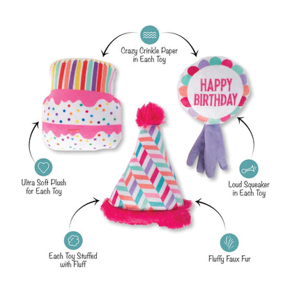 Fringe Studio Can I Get A Woofwoof 3-piece Small Dog Toys