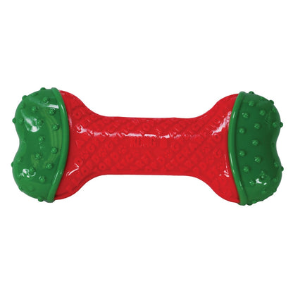 KONG Christmas Holiday CoreStrength Bone Dog Toy S/M