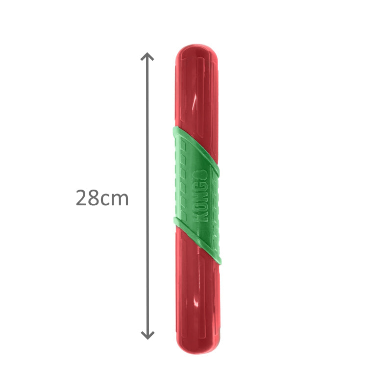 4 x KONG Christmas Holiday CoreStrength Rattlez Stick Assorted Large