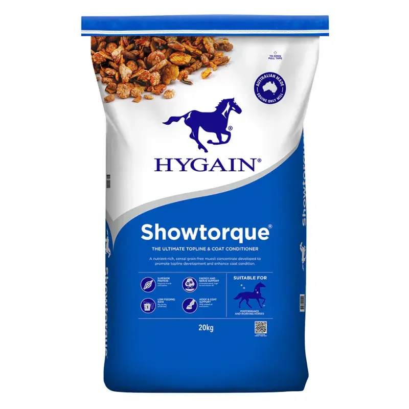 Hygain Showtorque Topline and Coat Muesli Concentrate 20kg