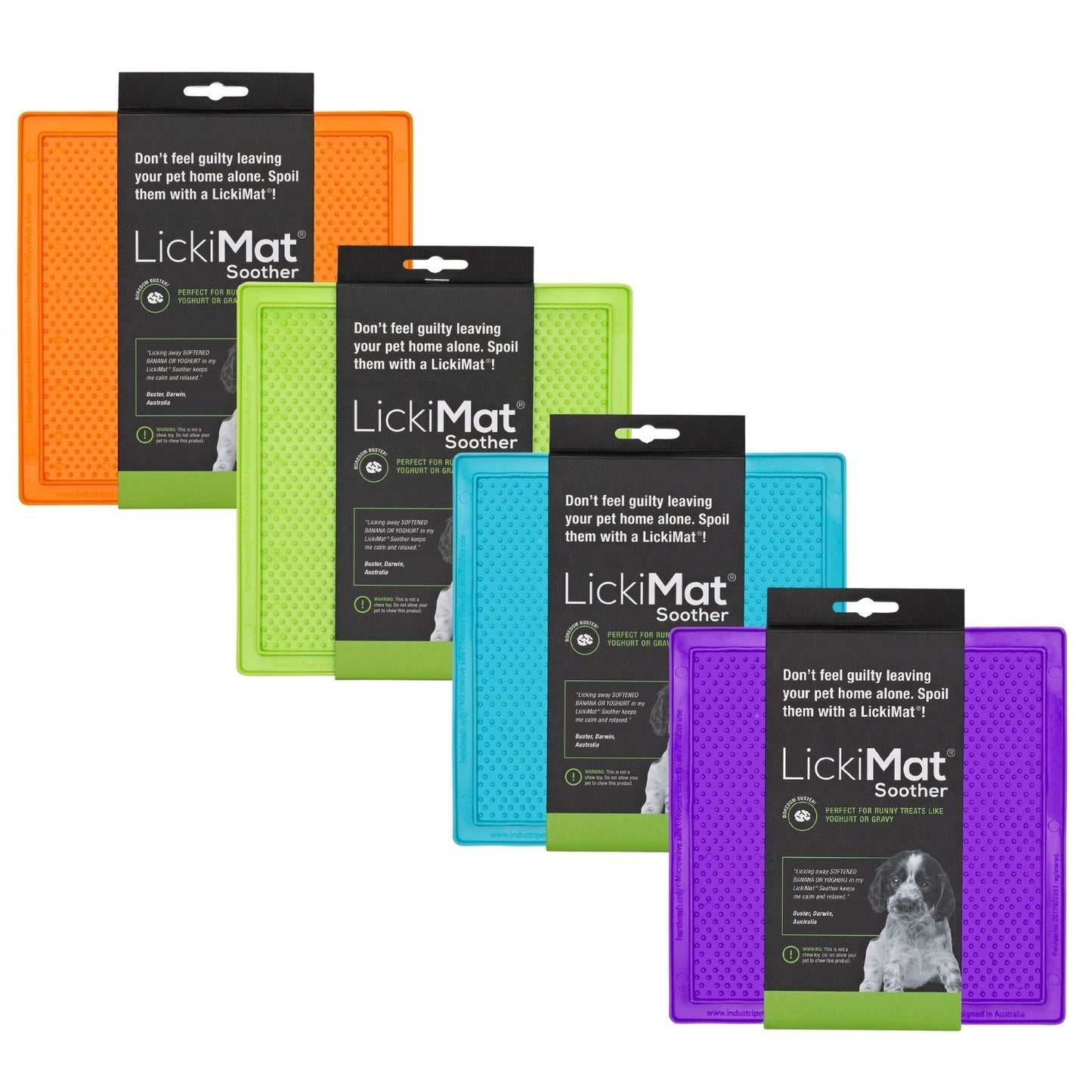 Lickimat Soother Original Slow Food Mat for Pet X-Large