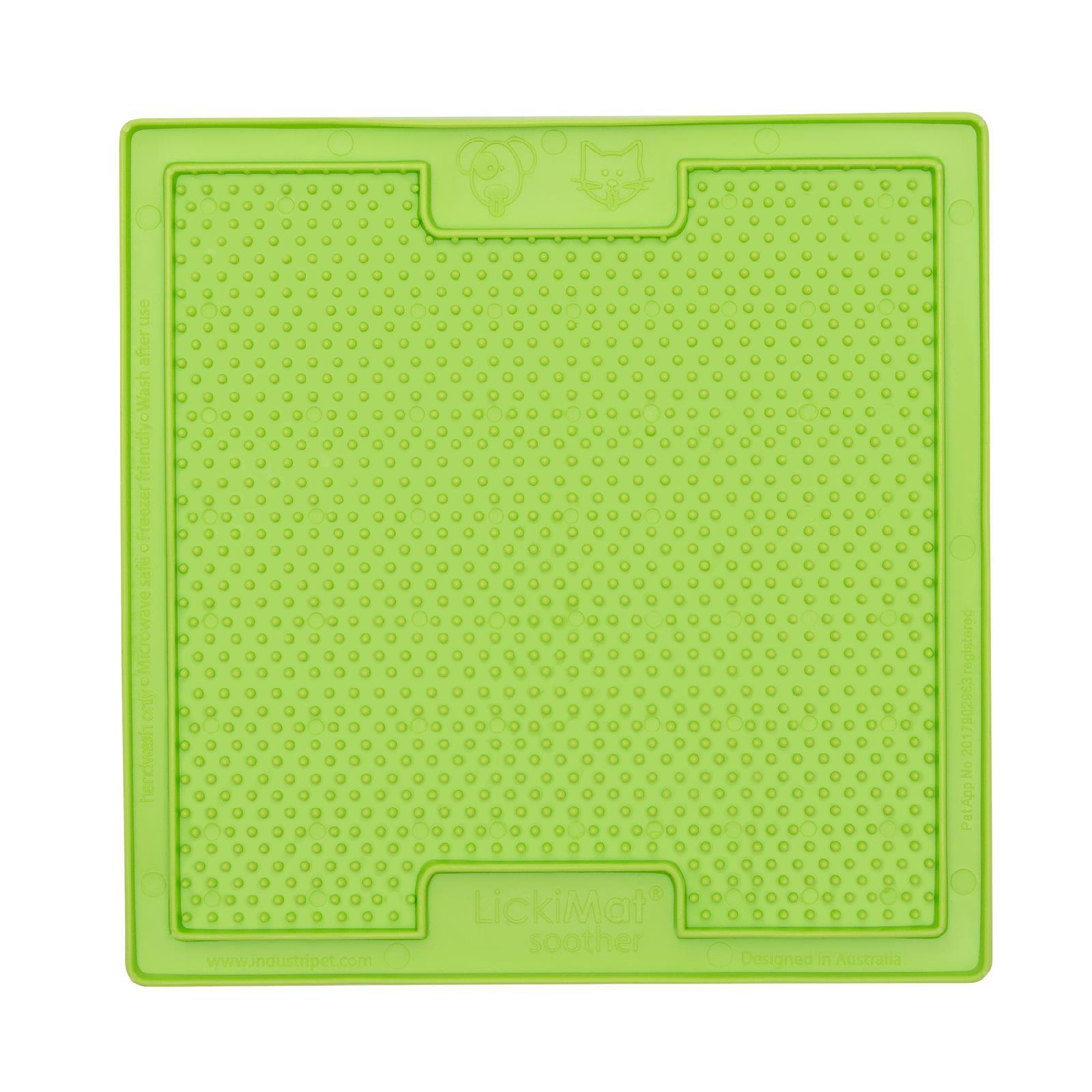 Lickimat Soother Original Slow Food Licking Mat for Cats & Dogs - Orange