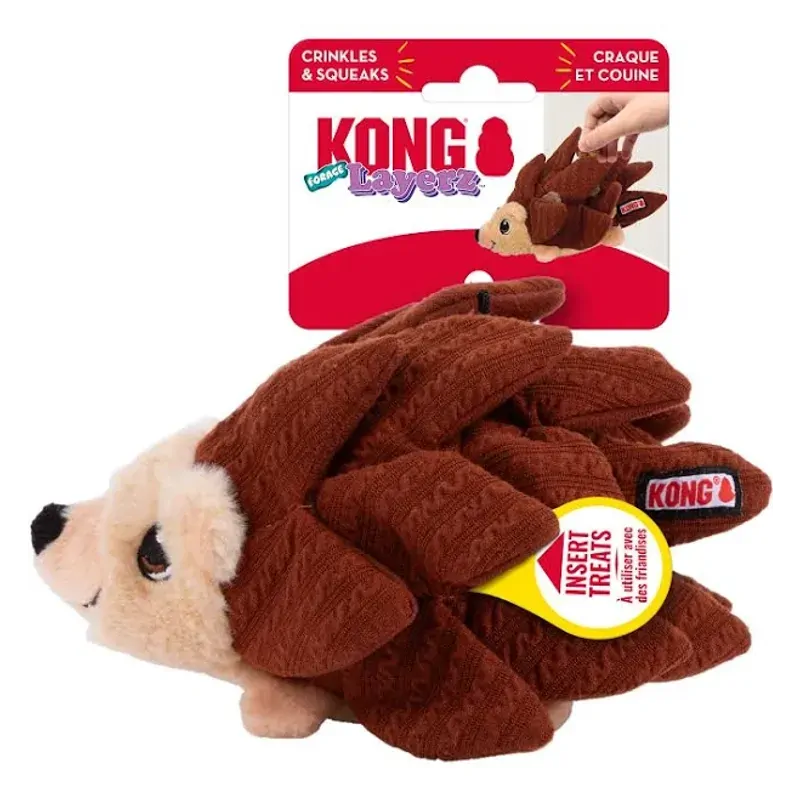 Kong Layerz Forage Hedgehog Md
