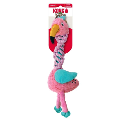 KONG Knots Twists Plush Tug Dog Toy - Med/Lge Assorted Designs