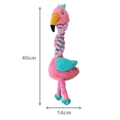 KONG Knots Twists Plush Tug Dog Toy - Med/Lge Assorted Designs