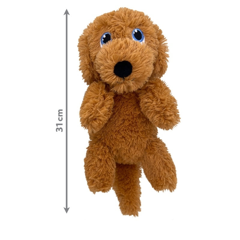 KONG Comfort Pups Plush Dog Toy - Goldie Medium