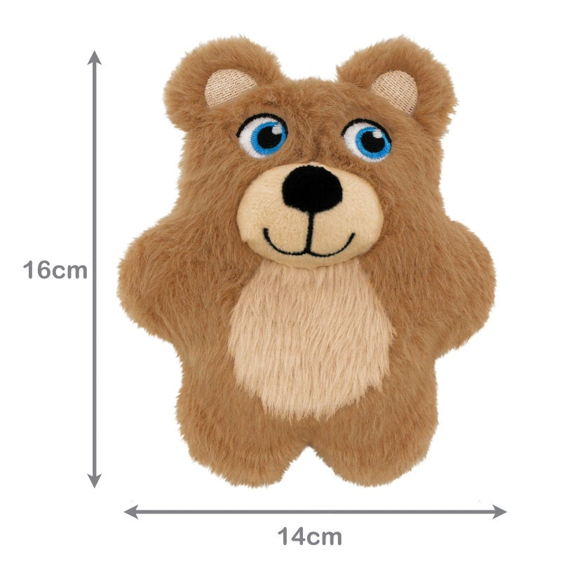 KONG Snuzzles Plush Squeaker Dog Toy - Bear - small