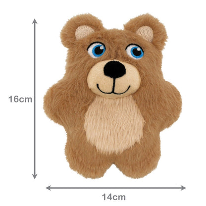 KONG Snuzzles Plush Squeaker Dog Toy - Bear - small