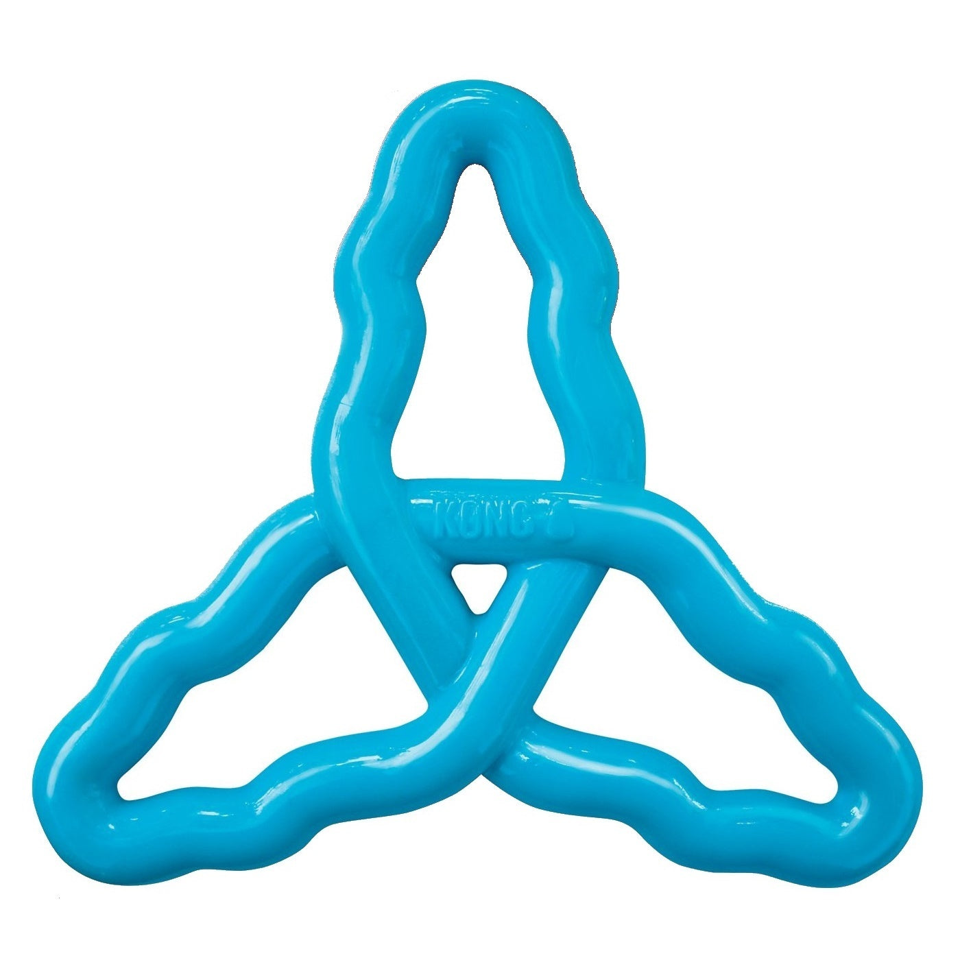 3 x KONG Flyangle Fetch & Tug Dog Toy - Assorted Colours