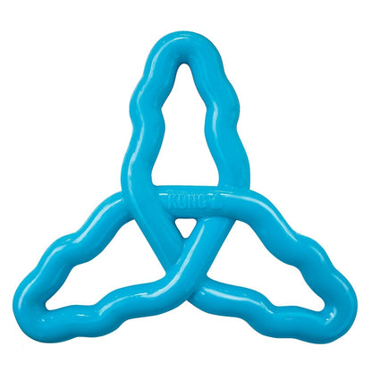 3 x KONG Flyangle Fetch & Tug Dog Toy - Assorted Colours