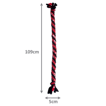 3 x KONG Signature Rope Mega Dual Knot Extra Large Rope Tug Dog Toy