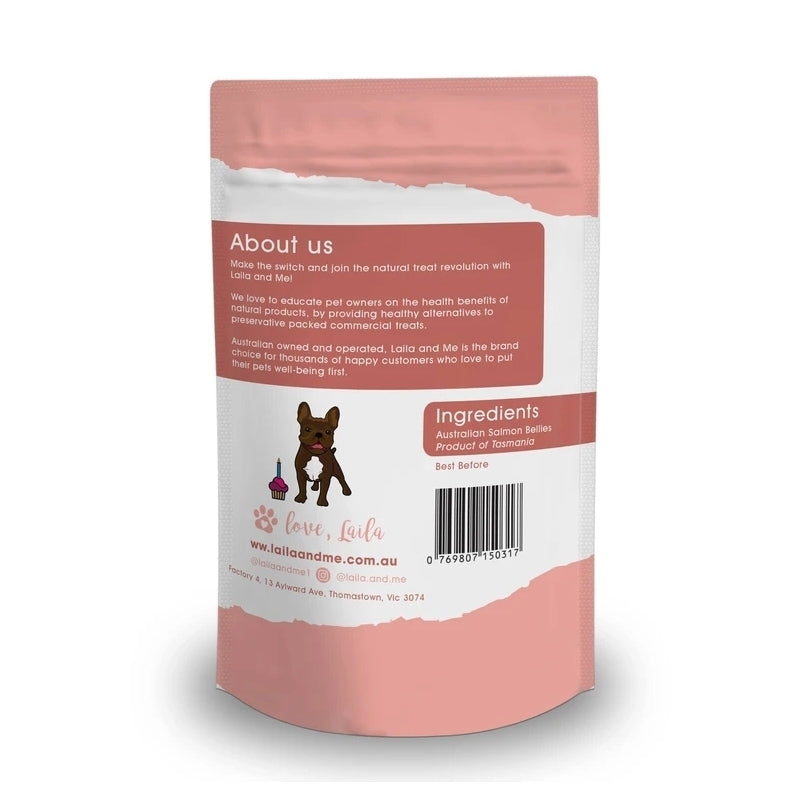 Laila & Me Freeze Dried Raw Salmon Bellies [size: 60g]