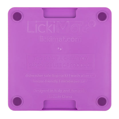 Lickimat Mini Tuff Buddy Slow Food Bowl Anti-Anxiety Mat for Dogs