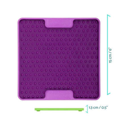 Lickimat Mini Tuff Soother Slow Food Bowl Anti-Anxiety Mat for Dogs