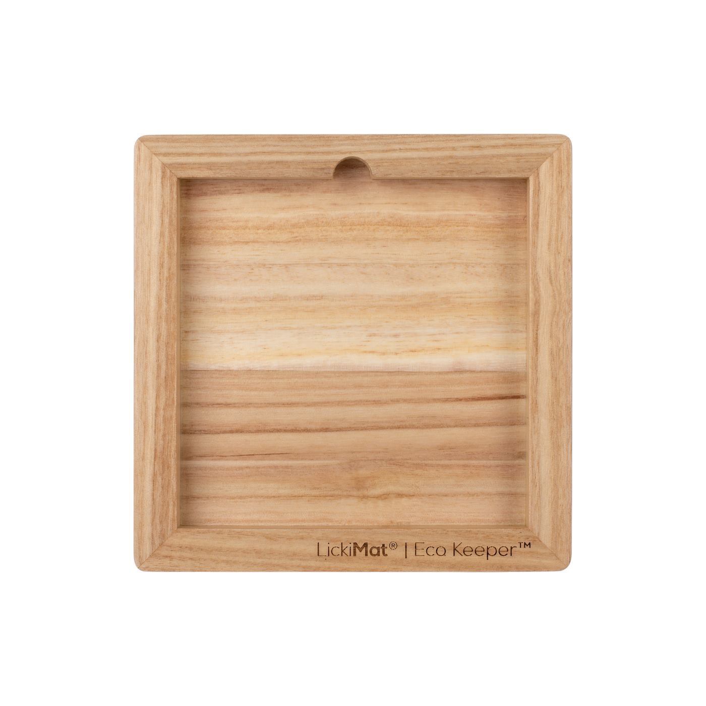 Lickimat Wooden Eco Slow Feeder Keeper - For Mini Lick Mats