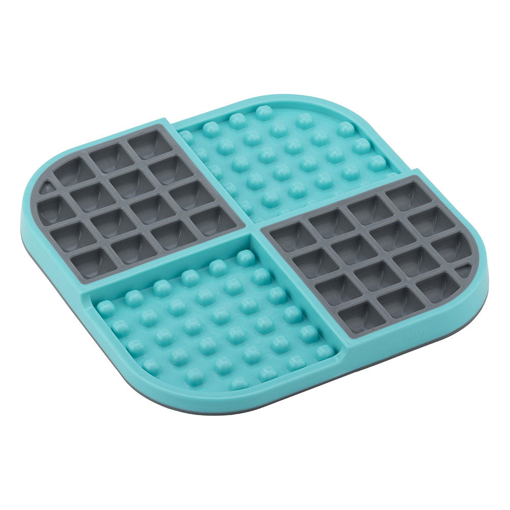 LickiMat Slomo Wet & Dry Double Slow Food Dog Bowl - Purple