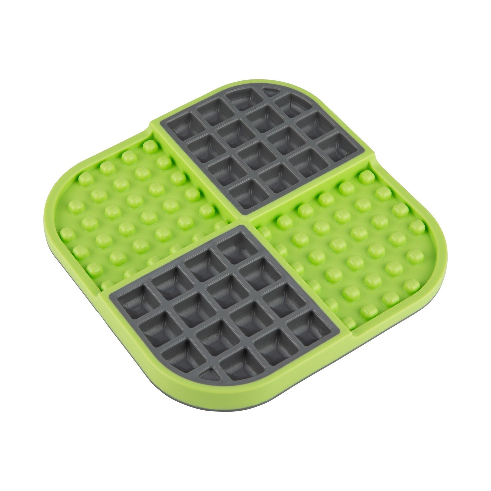 LickiMat Slomo Wet & Dry Double Slow Food Dog Bowl - Purple