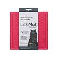 Lickimat Soother Original Slow Food Licking Mat for Cats - Pink