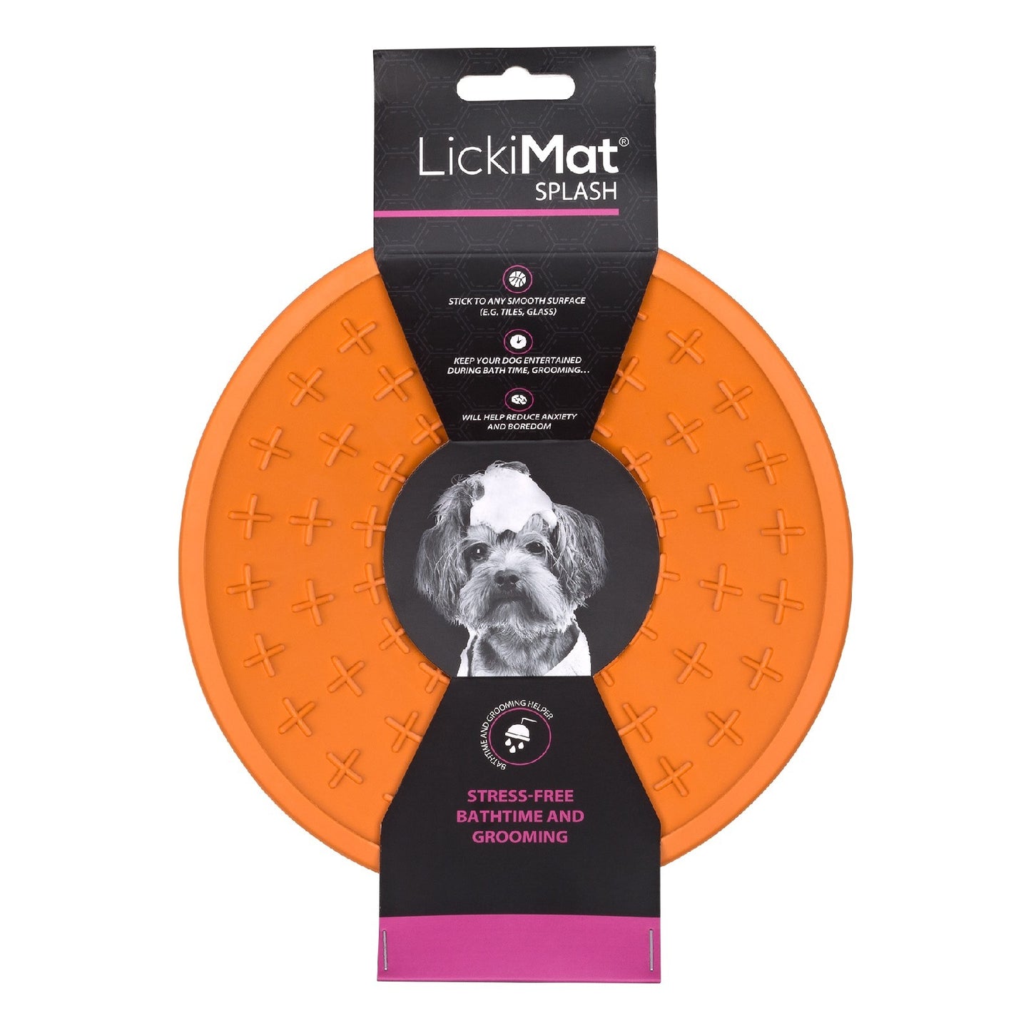 LickiMat Splash Wall & Floor Suction Slow Feeder Dog Bowl - Green