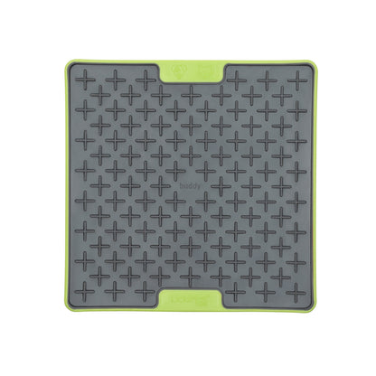 LickiMat Buddy Tuff Slow Food Bowl Anti Anxiety Licking Mat for Dogs - Blue