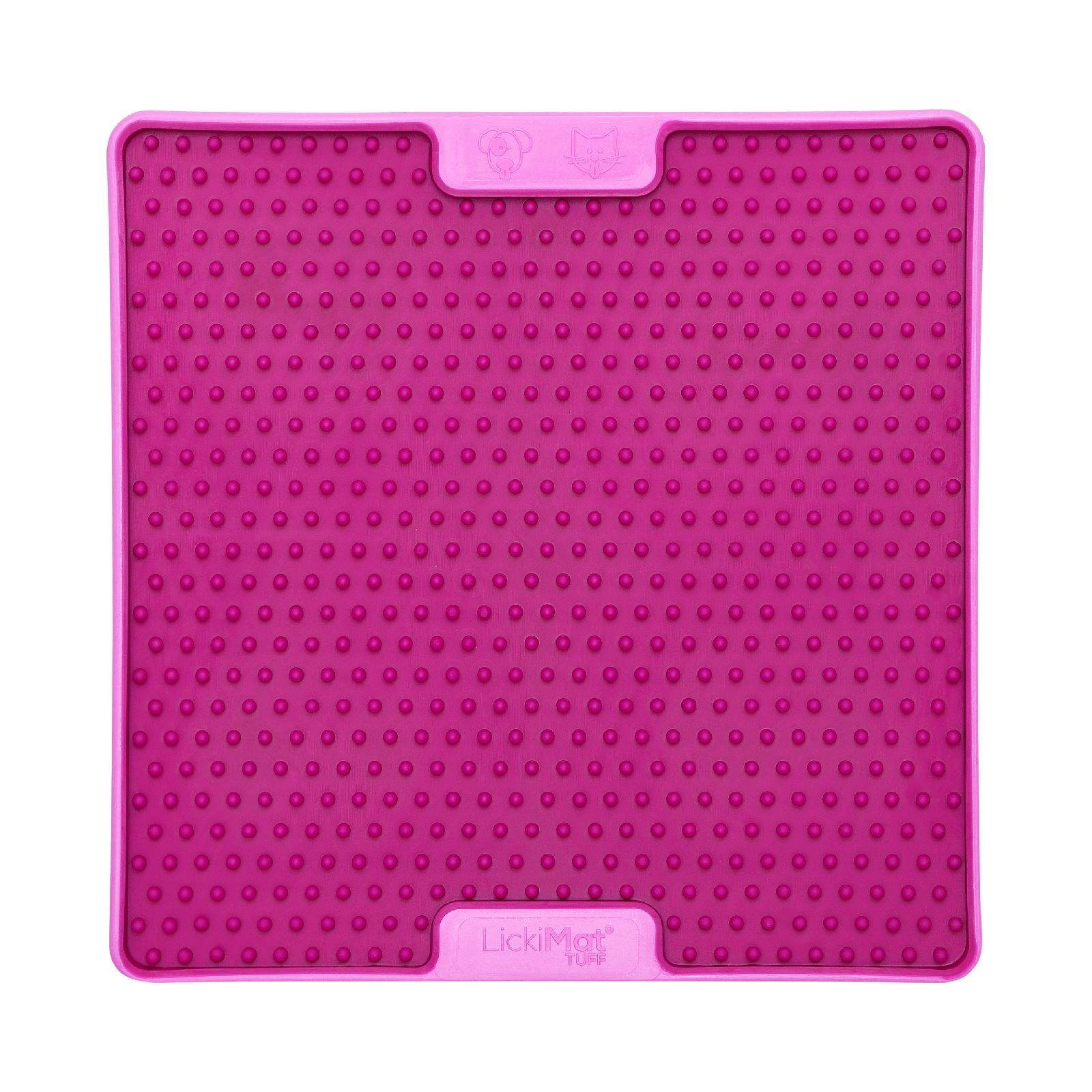 LickiMat Soother PRO Tuff Slow Food Licking Mat for Dogs - Orange