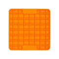 Lickimat Mini Playdate Slow Food Bowl Anti-Anxiety Mat for Dogs - Orange