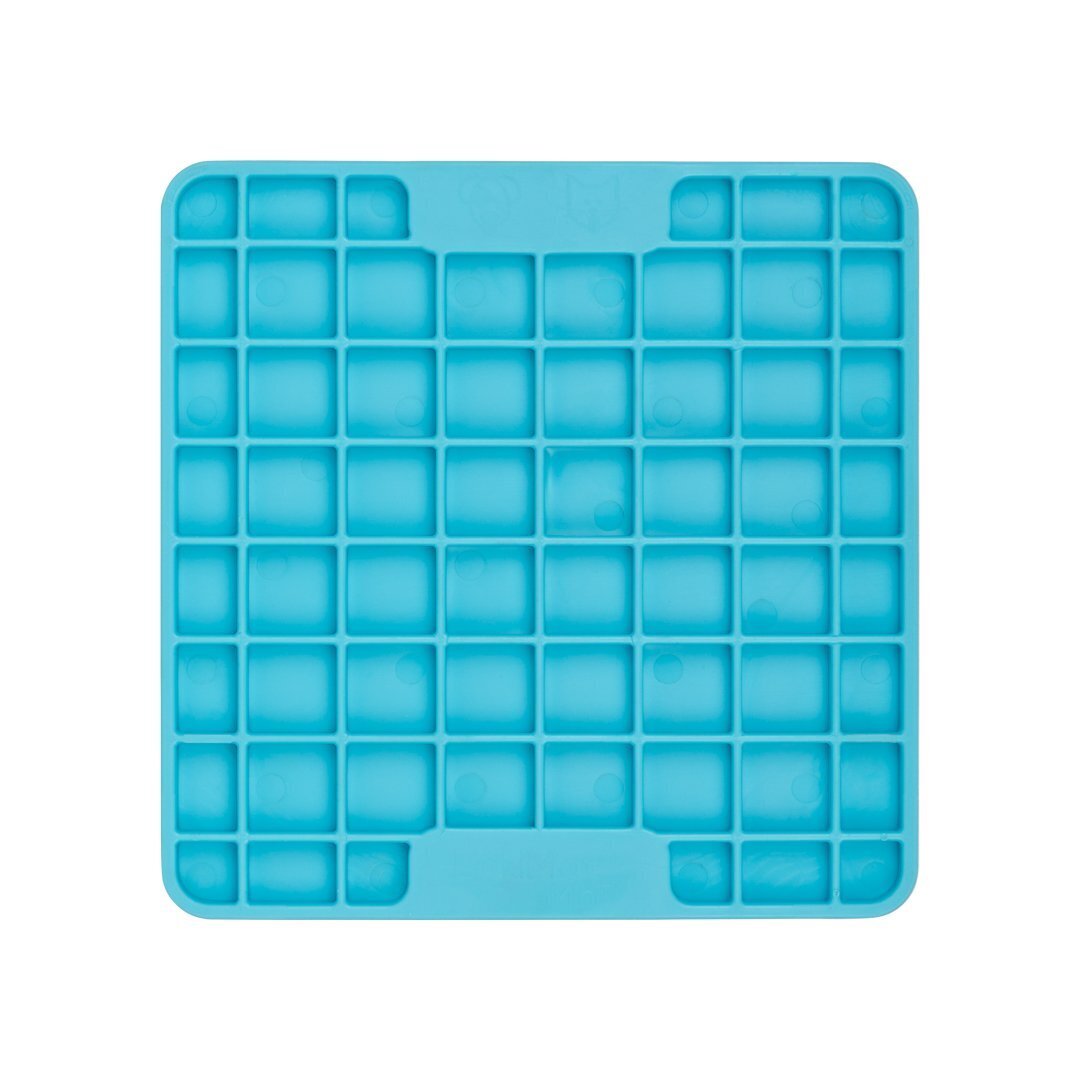 Lickimat Mini Playdate Slow Food Bowl Anti-Anxiety Mat for Dogs - Turquoise