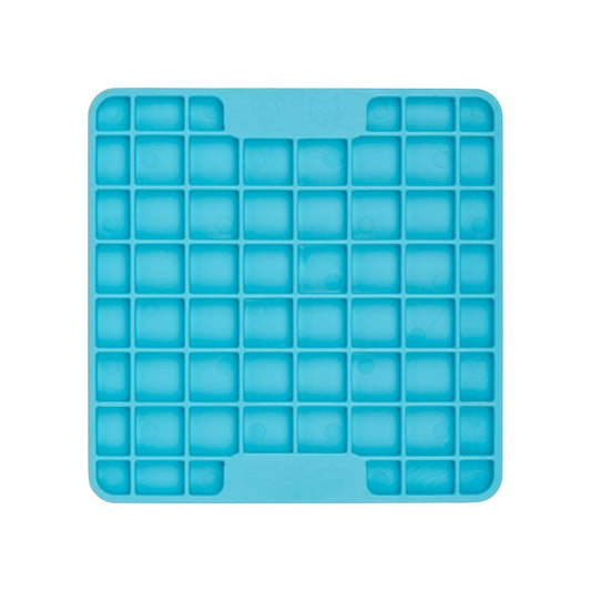 Lickimat Mini Playdate Slow Food Bowl Anti-Anxiety Mat for Dogs - Turquoise