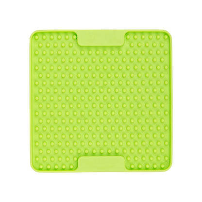 Lickimat Mini Soother Slow Food Bowl Anti-Anxiety Mat for Dogs - Green