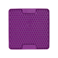 Lickimat Mini Soother Slow Food Bowl Anti-Anxiety Mat for Dogs - Purple