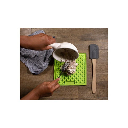 Lickimat Mini Soother Slow Food Bowl Anti-Anxiety Mat for Dogs - Turquoise