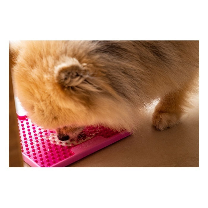 Lickimat Mini Soother Slow Food Bowl Anti-Anxiety Mat for Dogs - Turquoise